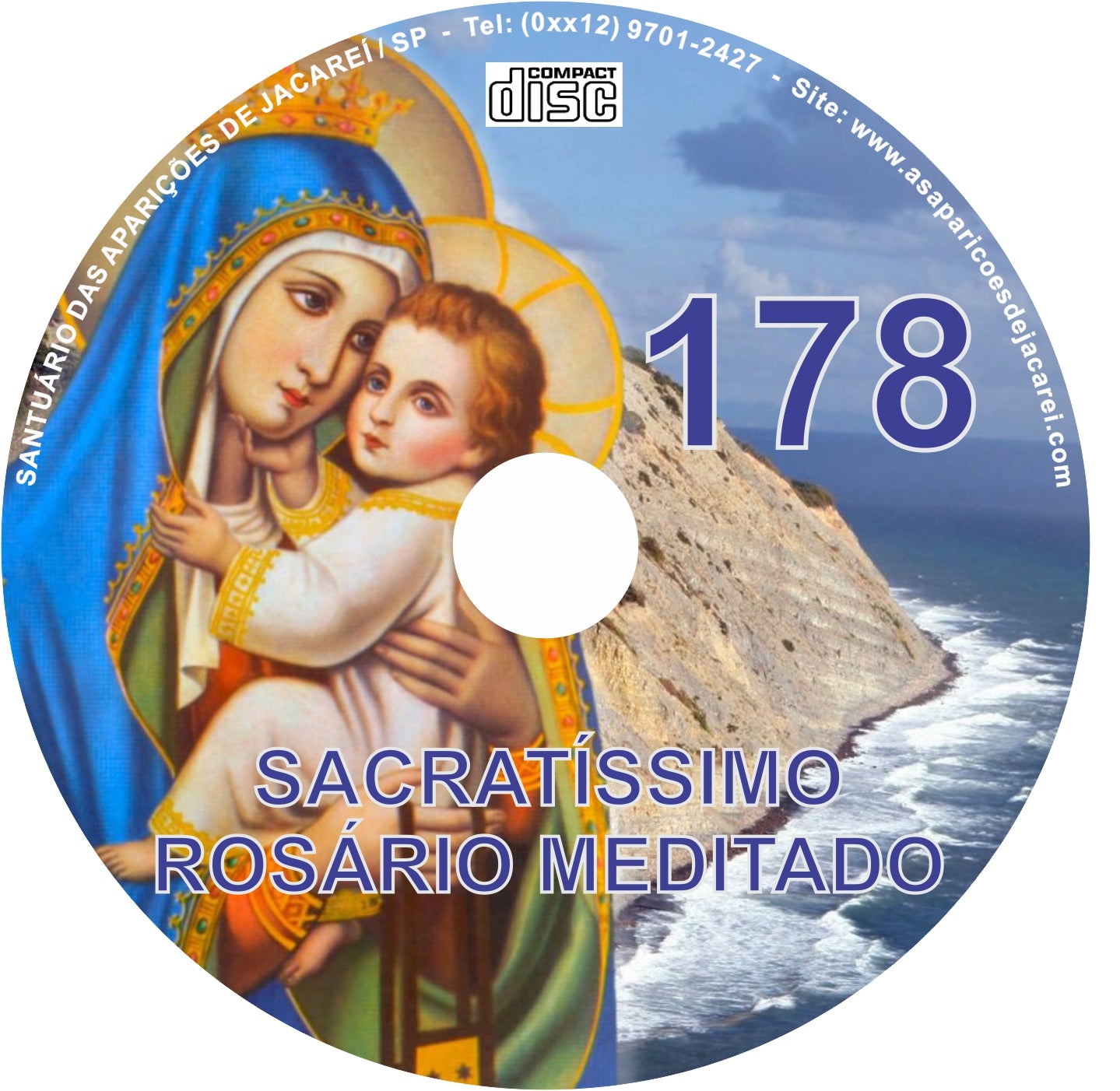 CD Rosário Meditado 178 CD Rosário Meditado 178